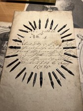 30 pz. ANTICO SET CALLIGRAFIA