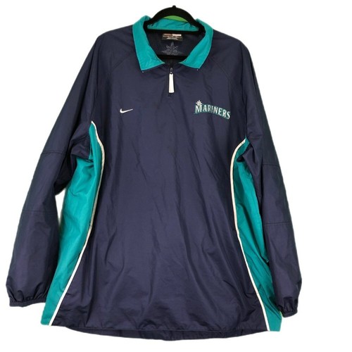 Giacca nike mlb - mlb, blu-verde