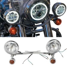 Faro proiettore led 7 pollici + fendinebbia 4,7"per Harley Ultra Classic Softail