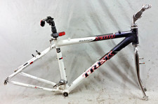 Telaio bici ibrido Trek Multitrack 790 1987 medio 17" acciaio danneggiato spedizioniere USA!