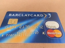 Regno Unito 1 Carta di Credito (Barclay Bank)