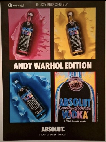Andy warhol for absolut vodka - andy,