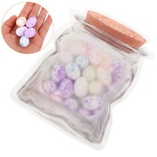  40 pezzi Mini decorazioni multicolori di uova di Pasqua Uova di schiuma