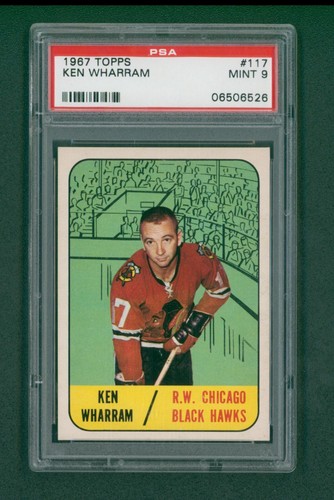 Carta topps hockey 1967 117 - topps,