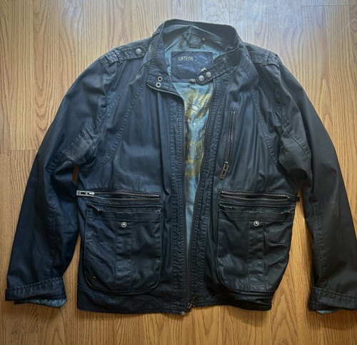 Grande giacca moto militare
