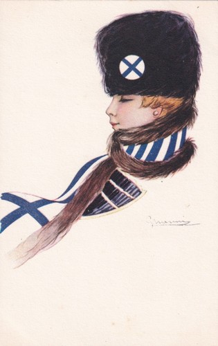 Cartolina dell illustratore - dell',