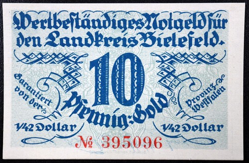 Bielefeld 1923 rare - bielefeld, xx-rare