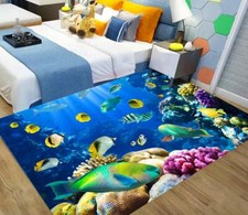 Tappeto mondo subacqueo pesci