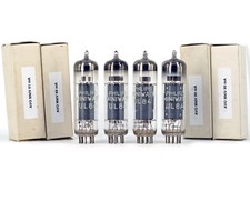 MATCHED QUAD UL84/45B5 PHILIPS NOS BELGIUM tubo lampada TSF Valve ৄ泵洀 真空管