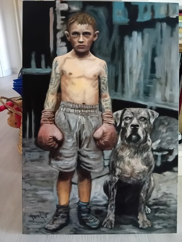 Mio dipinto olio - su, tela