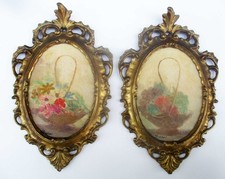 GUIDO GUIDI (1901-1998) - FIORI E FRUTTI - COPPIA - VECCHI QUADRI DIPINTI OLIO