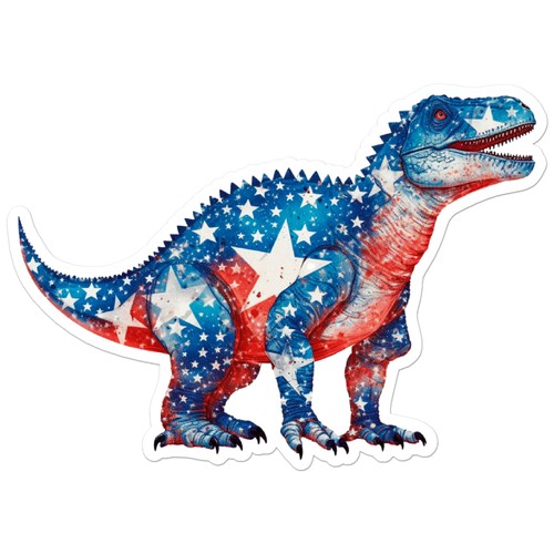 Bandiera americana dinosauro - ,