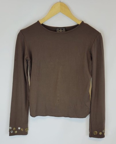 Fendi roma long sleeve brown - fendi,