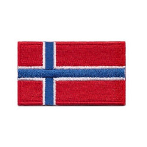 Norwegian flag iron - norwegian,