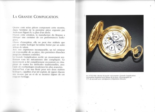 Catalogo audemars piguet - piguet, 1992