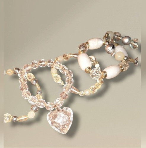 Set bracciali cuore - set,