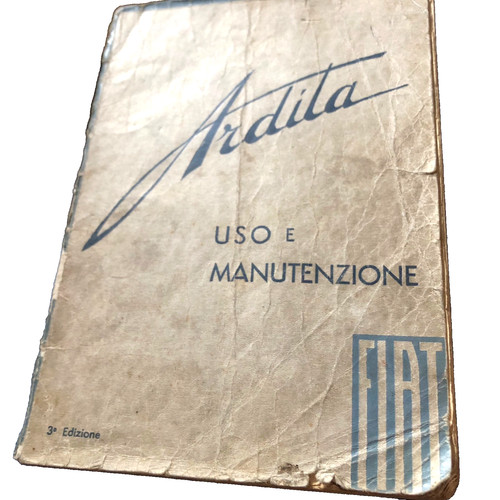 Fiat ardita manuale originale - fiat,
