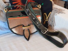 Borsa artigianale colombiana in pelle e cavallino