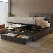 Letto imbottito moderno 140x200 cm 160x200 cm struttura matrimoniale struttura letto NEW