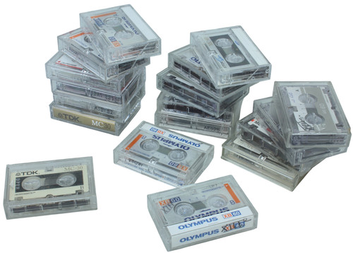 Lot microcassette - lot, 18