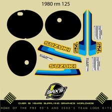 Suzuki 1980 Rm 125 Grafica Evo