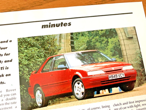 Rover 216 gti launch - 216,