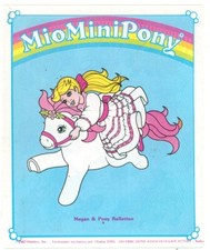 MIO MINI PONY CATALOGO PIEGHEVOLE HASBRO 1987 GIOCATTOLI CAVALLI