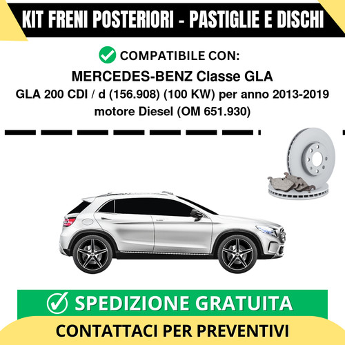 Kit freni posteriori per - freni,