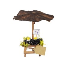 Banco cozze con ombrello per presepe