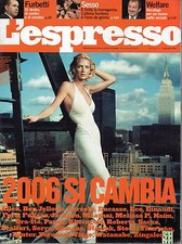 L'Espresso.Uma Thurman,Corto