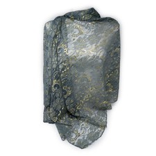 Stola donna grigia pizzo