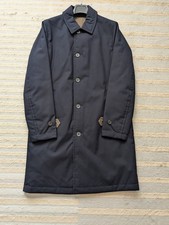 Cappotto Uomo Mango Reversibile Giacca Navy/Marrone S Isolato Linea Premium