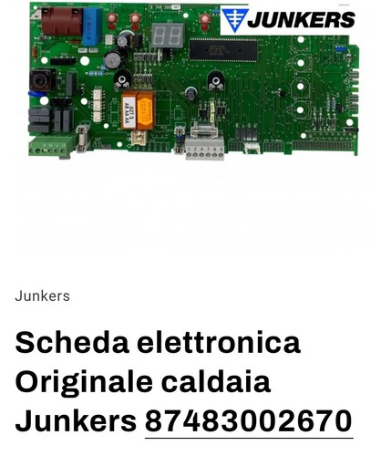 Scheda caldaia junkers - caldaia,