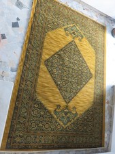 TAPPETO TABRIZ LANA stile persiano rettangolare da soggiorno 200x300 senape per