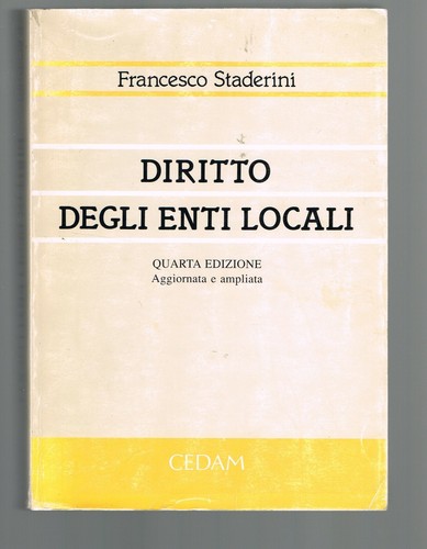 Diritto degli enti locali - degli,