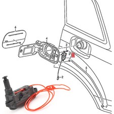 Per Audi A1 A3 A6 A7 Q3 Attuatore Attuatore Tappo Serbatoio 4L0862153D