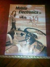 RARO CATALOGO SONY 1995 MOBILE ELECTRONICS HI FI AUDIO STEREO 