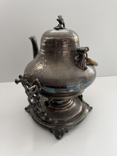 Antica teiera samovar - samovar, con