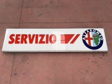 Insegna luminosa vintage Servizio Alfa Romeo - Illuminated sign