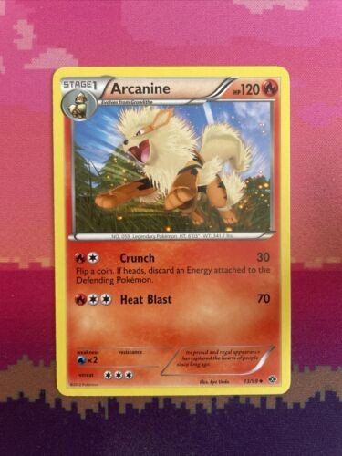 Pokemon card arcanine next - card,