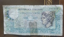 Italy 500 Lire REPVBBLICA