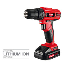 TRAPANO AVVITATORE BATTERIA VALEX LI-HOME N112 12V  UNA BATTERIA 1,3AH LUCE LED