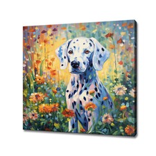 Cucciolo cane dalmata stampa