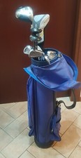 Set da golf,in acciaio.9 ferri ( Ben Sayers,Taylormade, Daiwa,Callaway) e Borsa.
