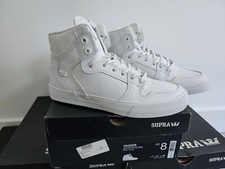 Supra Vaider White White Red