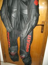 TUTA IN PELLE DUCATI MAI INDOSSATA SCRITTA DUCATI DIETRO