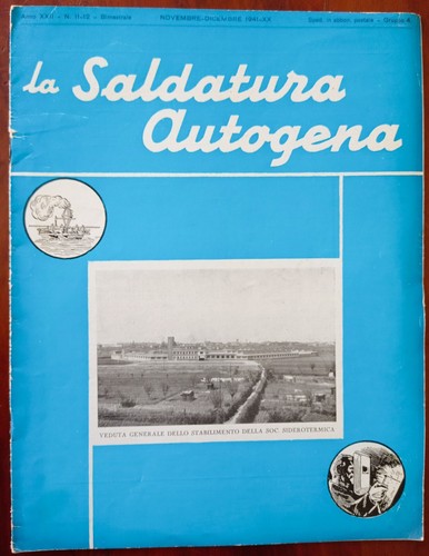 Rivista saldatura autogena - la,