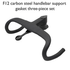 Manubrio curvo bici da strada in fibra di carbonio 28,6 mm con accessori supporto computer