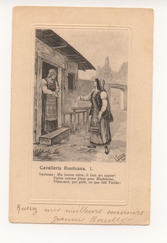 Carte postale cavalleria - carte,