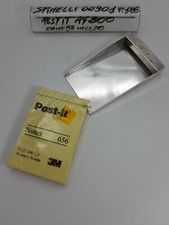 Contenitore Post-it Inciso - Argento 800 - Cod.00901 - Spinelli